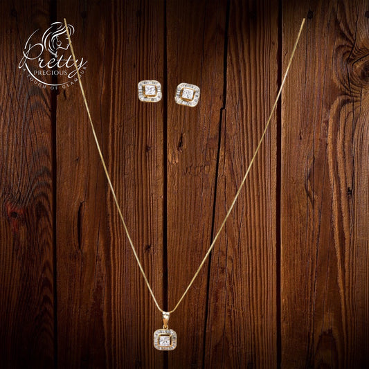 430992 Pendant Set-AD-Gold