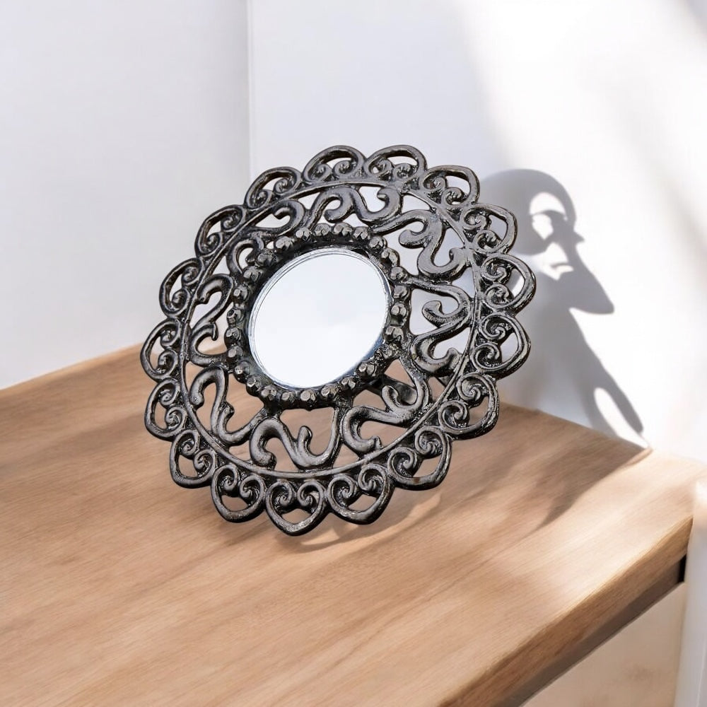 105019 Ring With Oxidised Plating