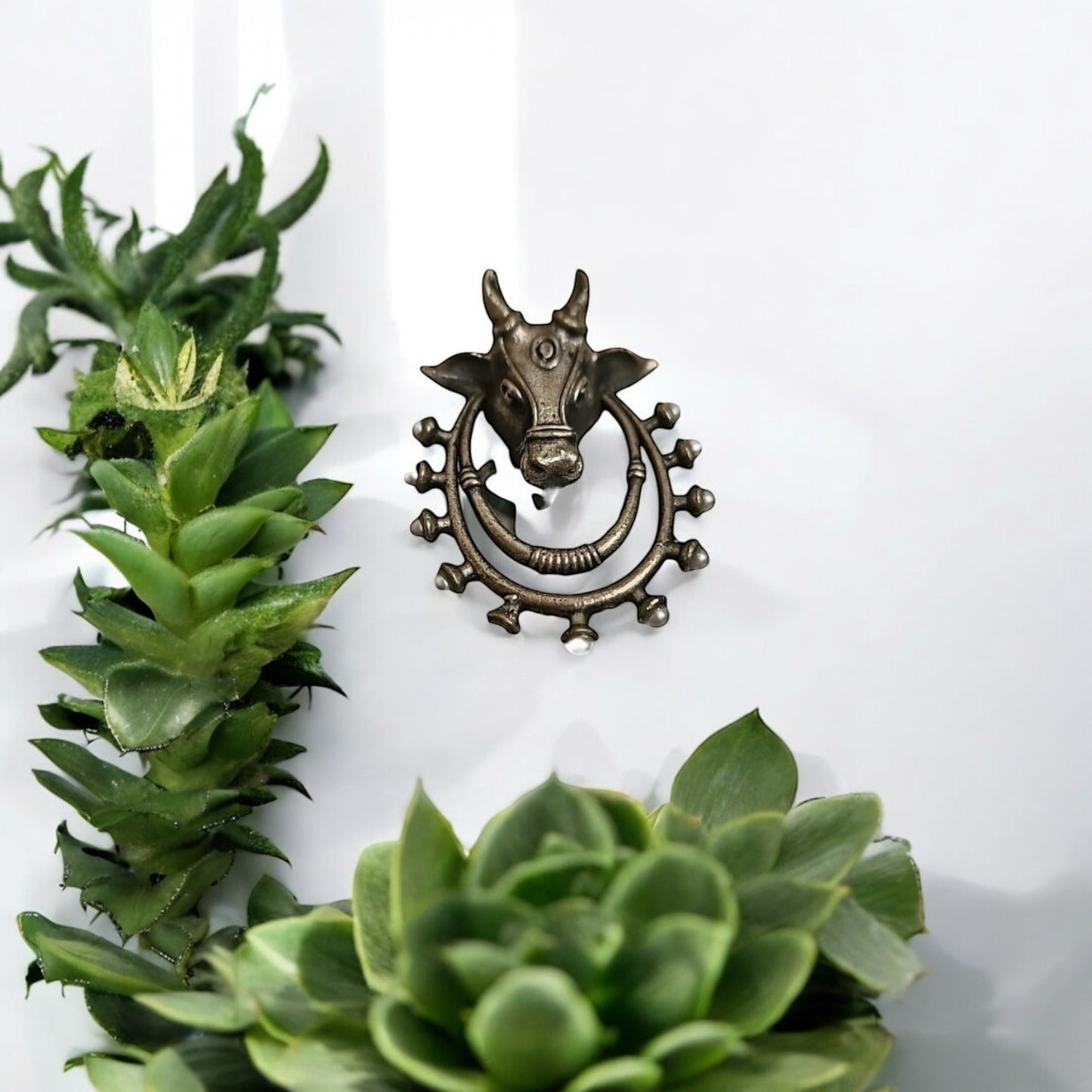 808258 Ring With Oxidised Plating