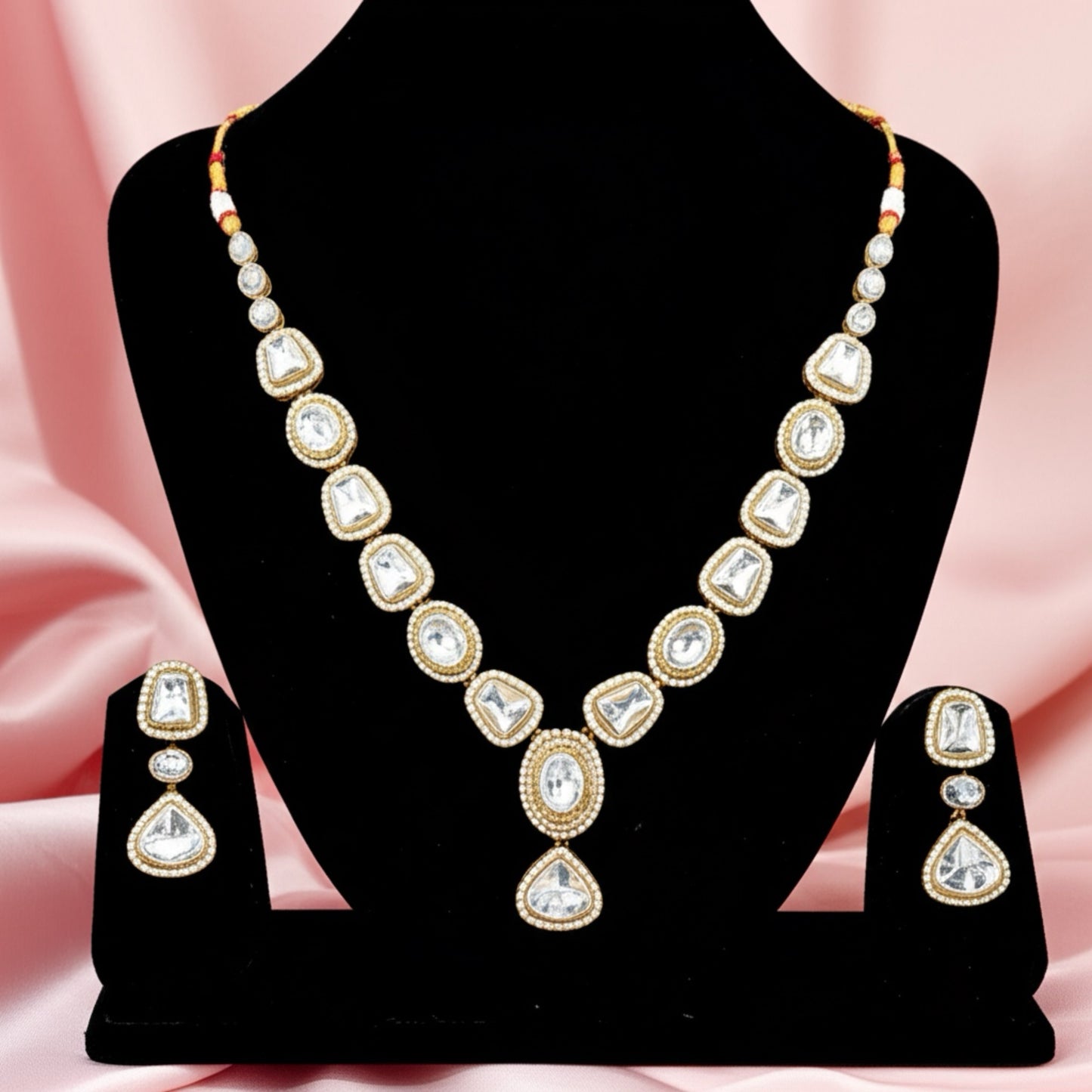 222814 Necklace Set-Indowestern
