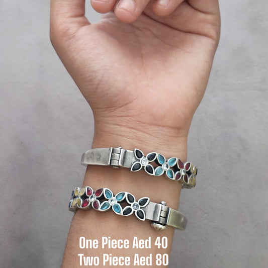 94009-KDO Classic Kada With Oxidized Plating