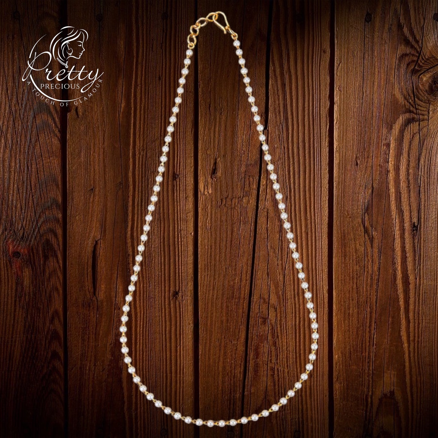 427445 Cz Mala Necklace With Gold Plating