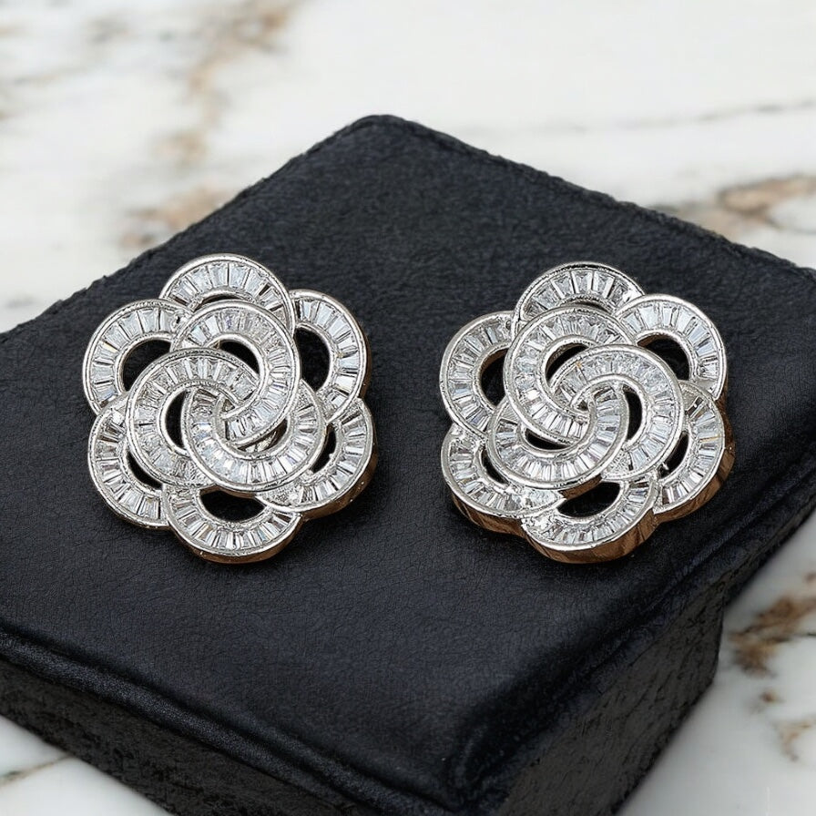 430631 Cz Classic Tops With Rhodium Plating-Silver