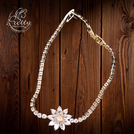 91909BR Cubic Zirconia Adjustable Bracelet