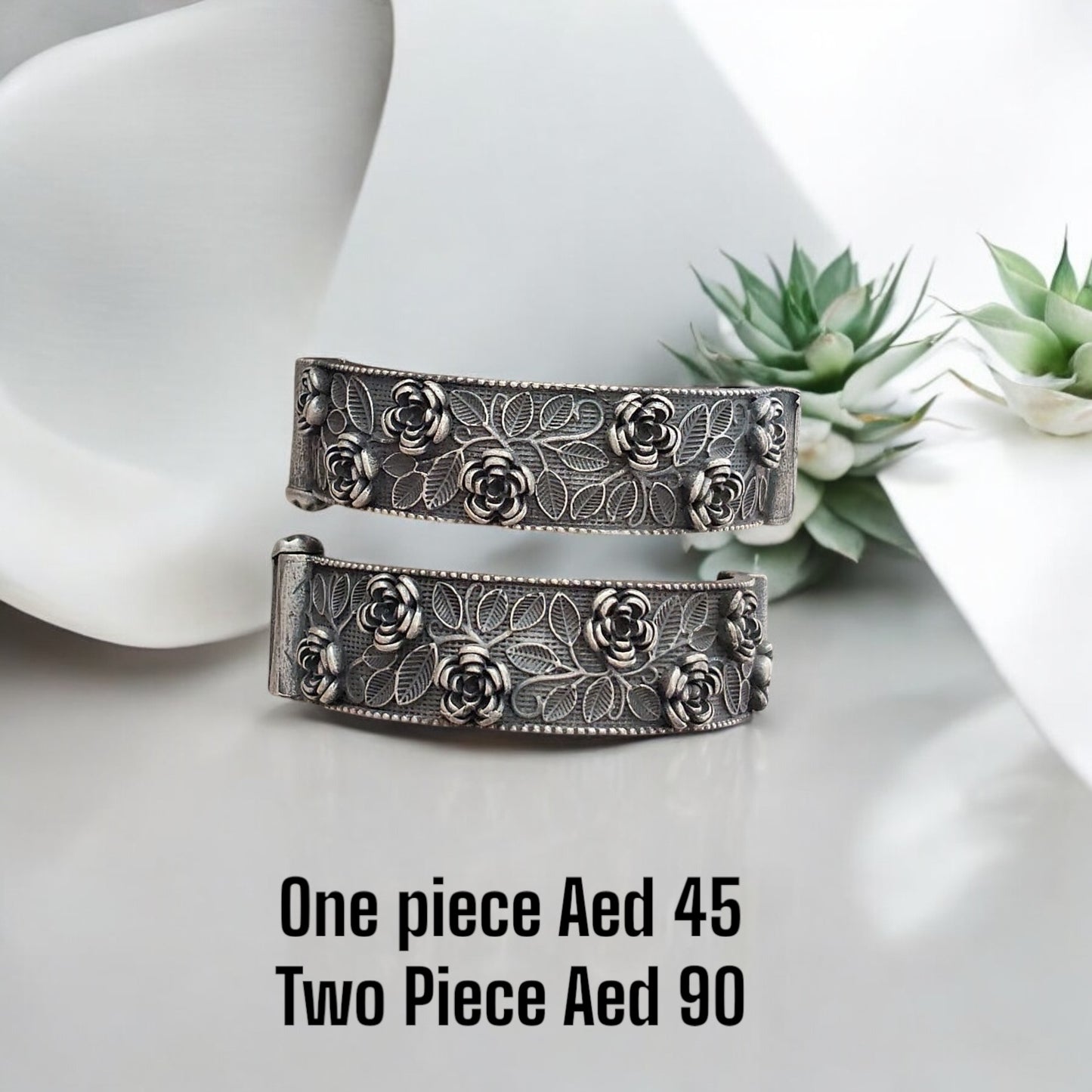 94509-KDO Classic Kada With Oxidised Plating-Design 1