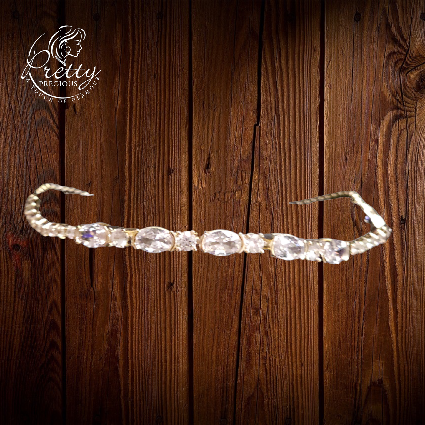 92359BR Cubic Zirconia Adjustable Bracelet