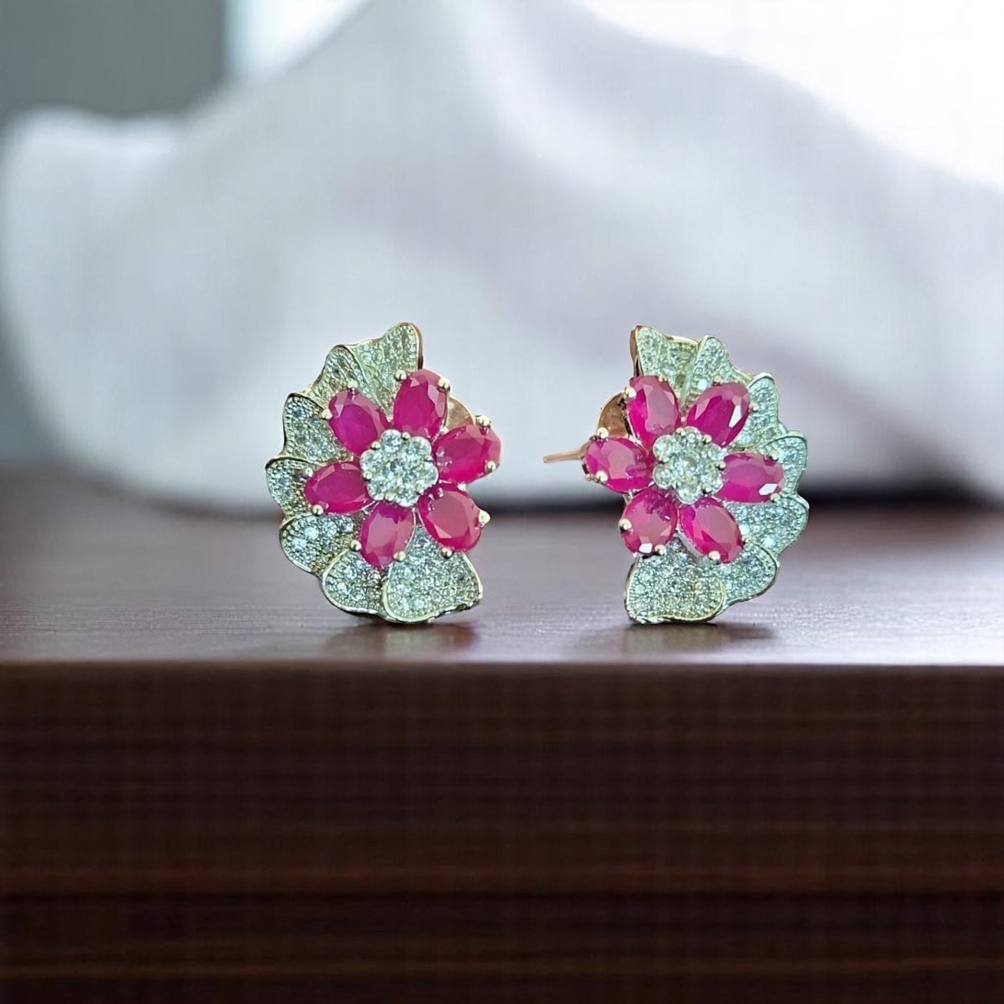 94409-ER Earring With Gold/Rhodium Plating