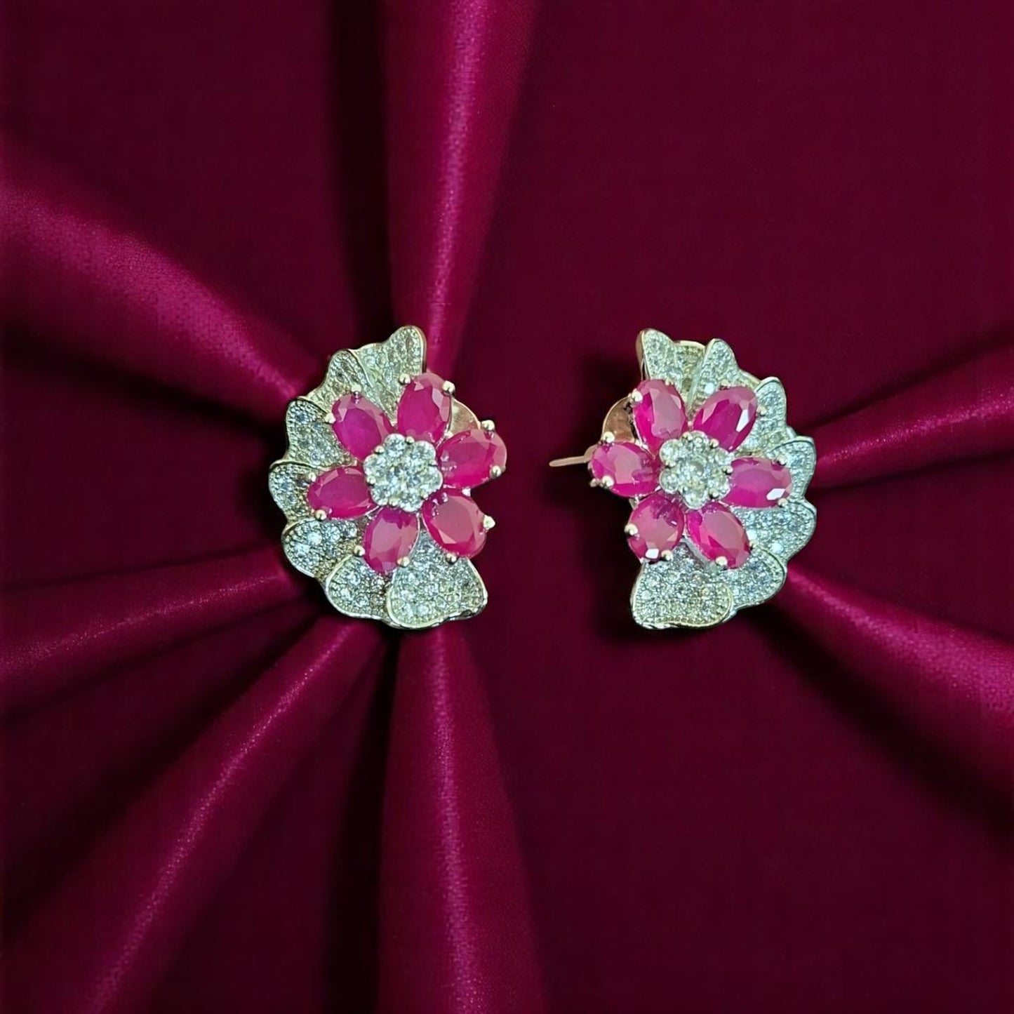 94409-ER Earring With Gold/Rhodium Plating