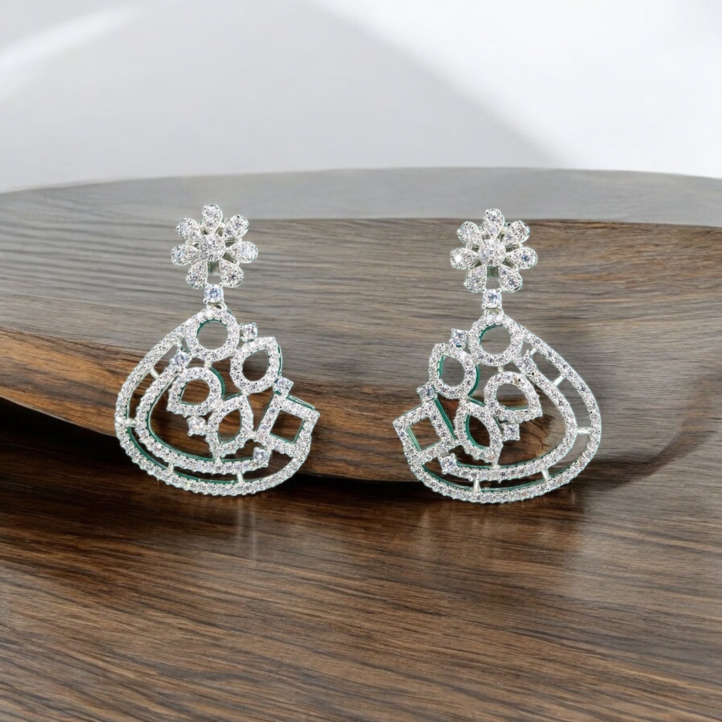 436317 Earring With Gold/Rhodium Plating