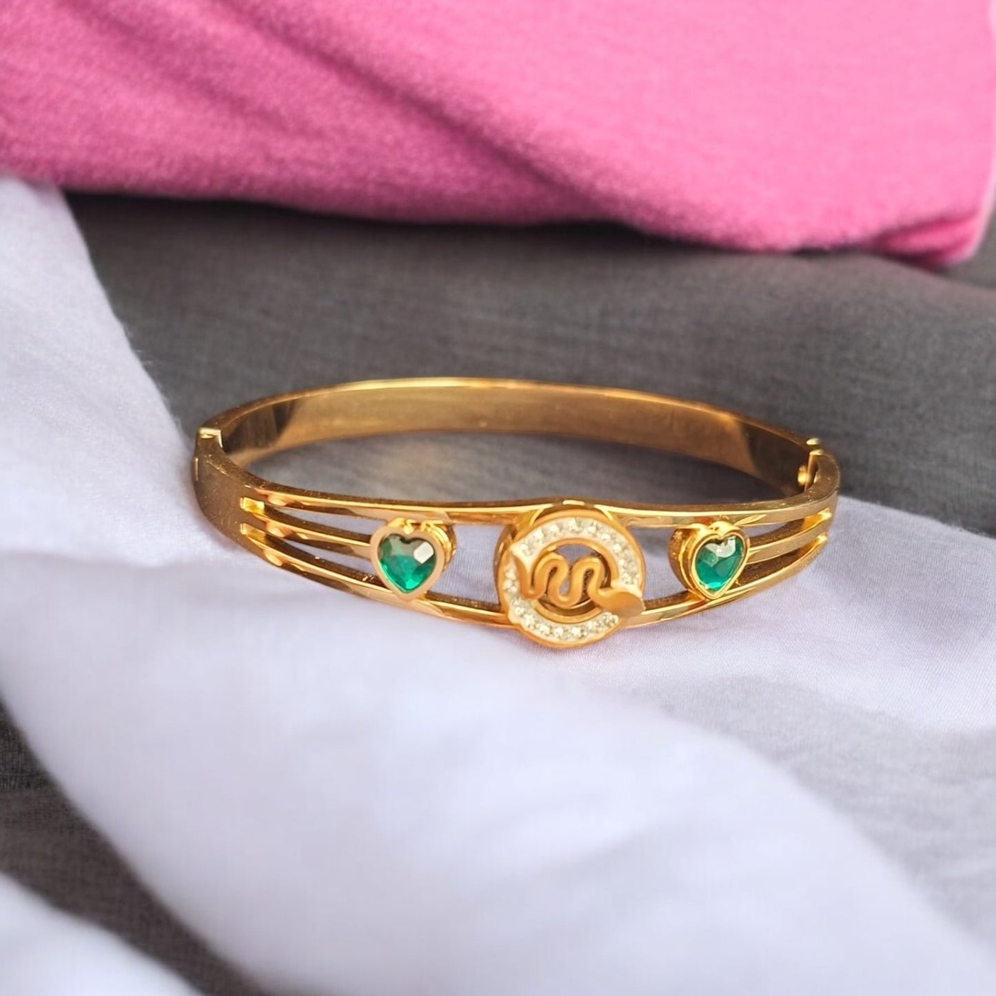 91909-KW-Western Steel Anti Tarnish Kada-Design 1