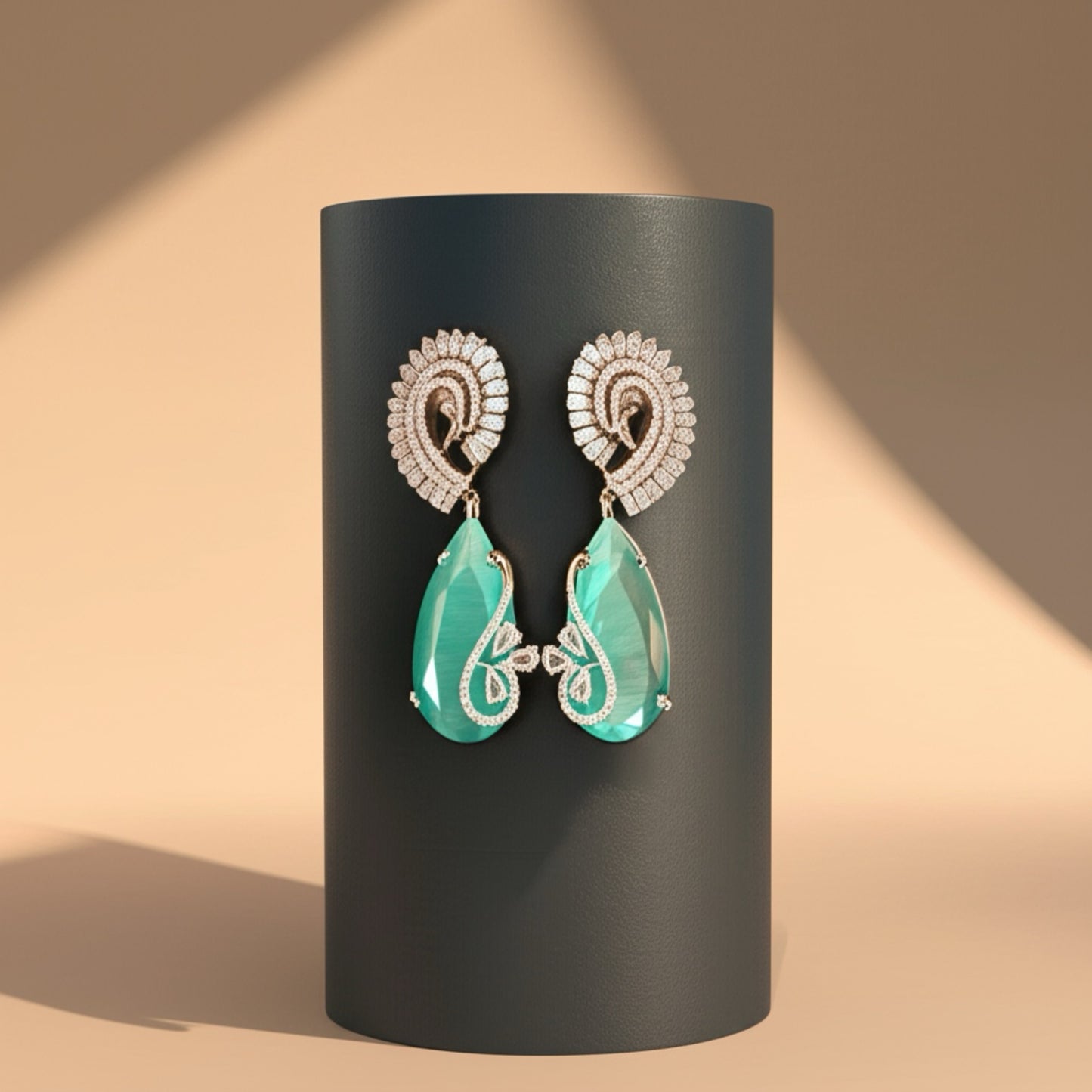 97509-ER Earring With Gold/Rhodium Plating