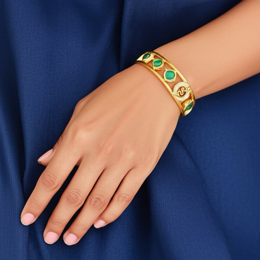 91909-KW-Western Steel Anti Tarnish Kada-Design 1