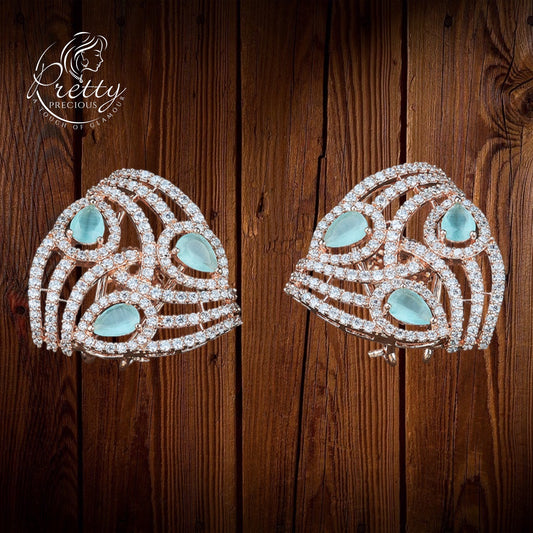 420834 Cz Tops With Rose Gold Plating