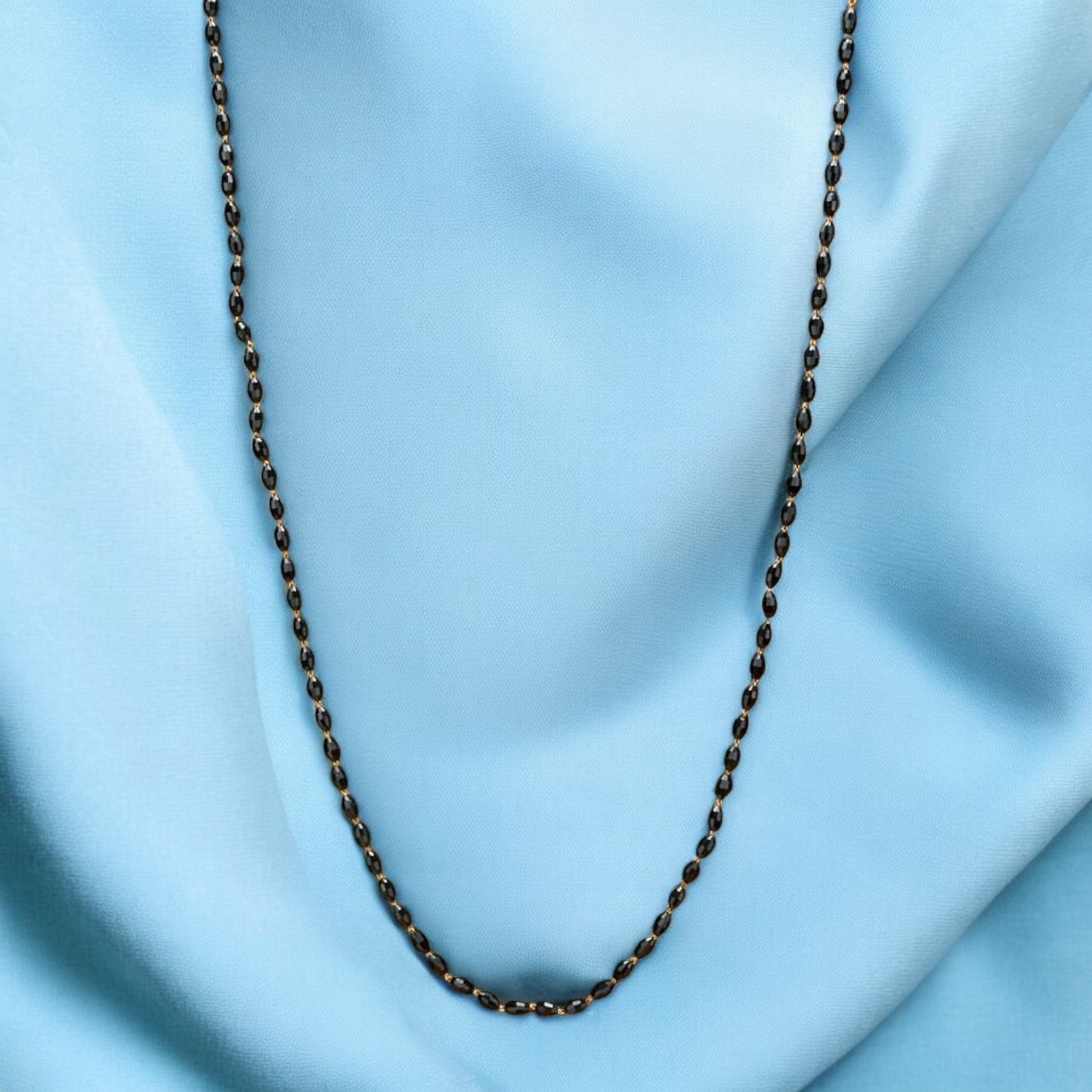 431554 Cz Classic Mala Necklace With Gold Plating