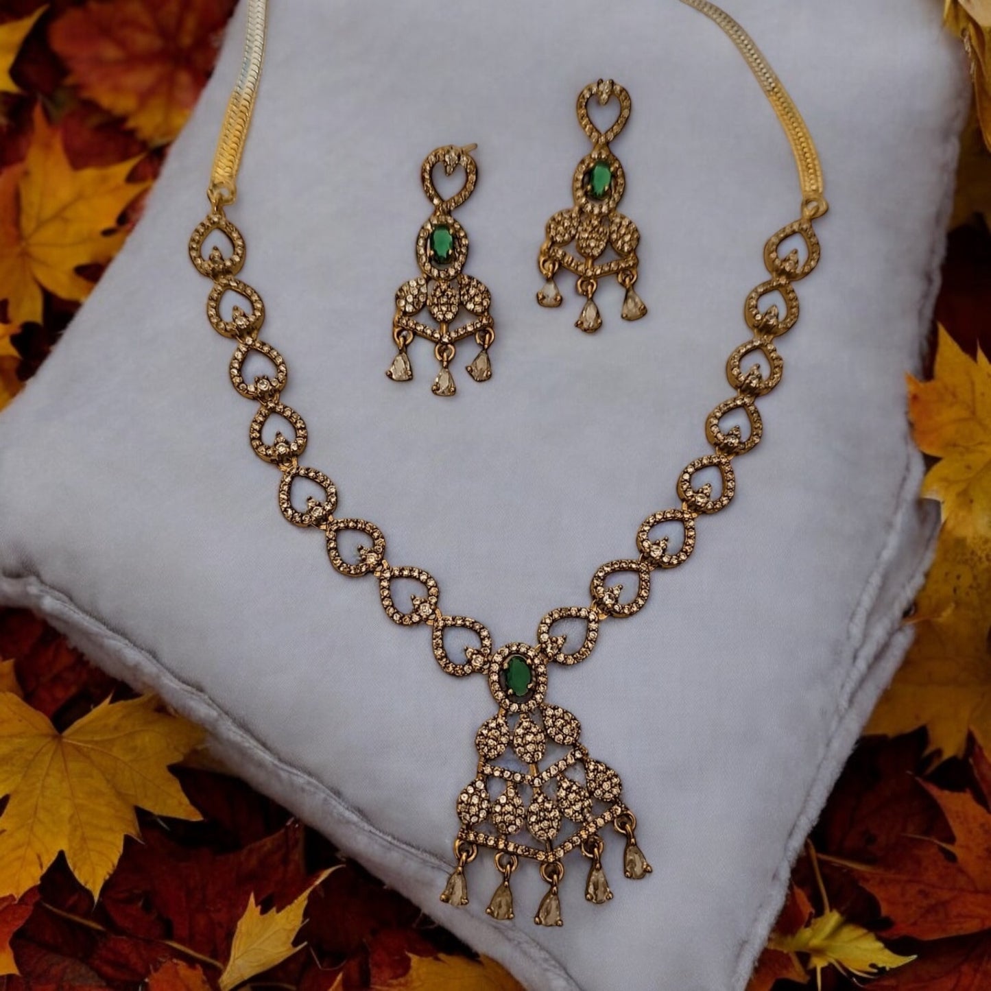 910509-NS Cz Delicate Necklace