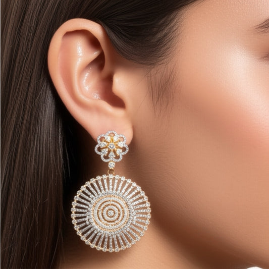 422509 American Diamond Classic Earring