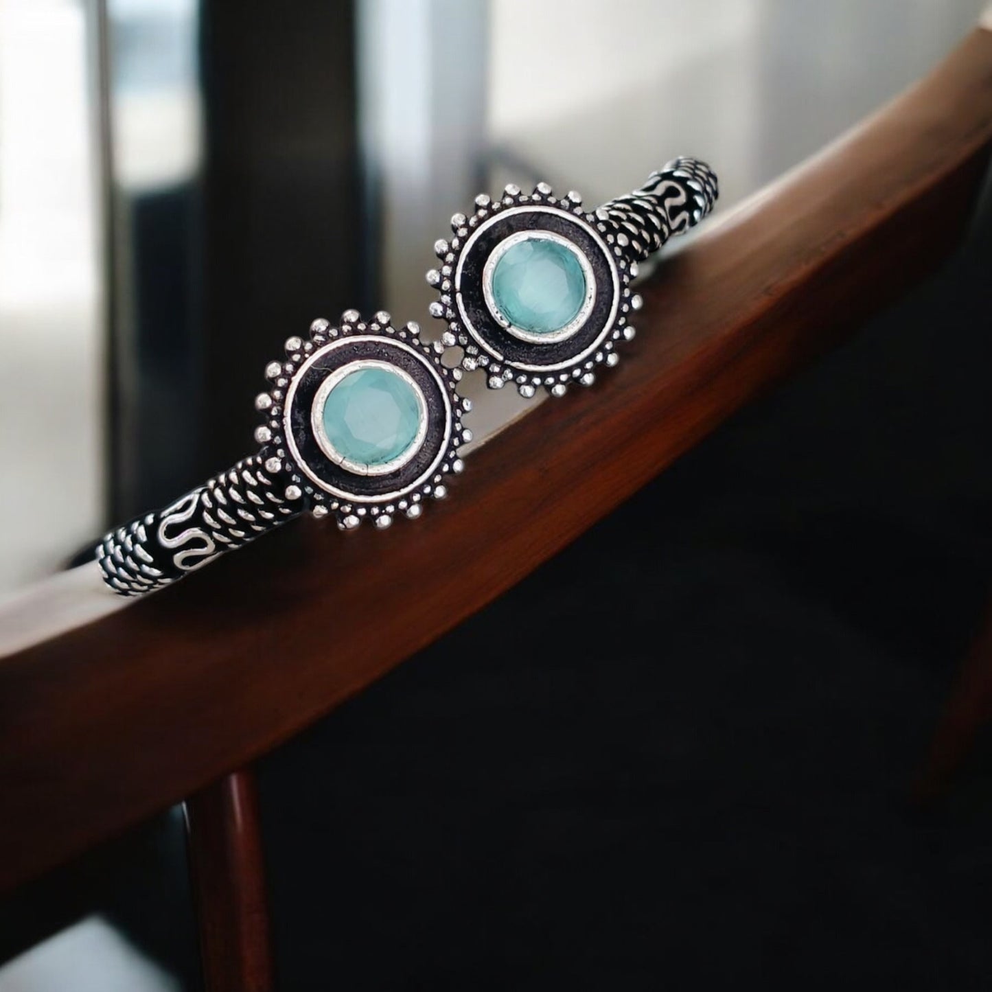 91109-BRO Classic Kada With Oxidised Plating-Mint