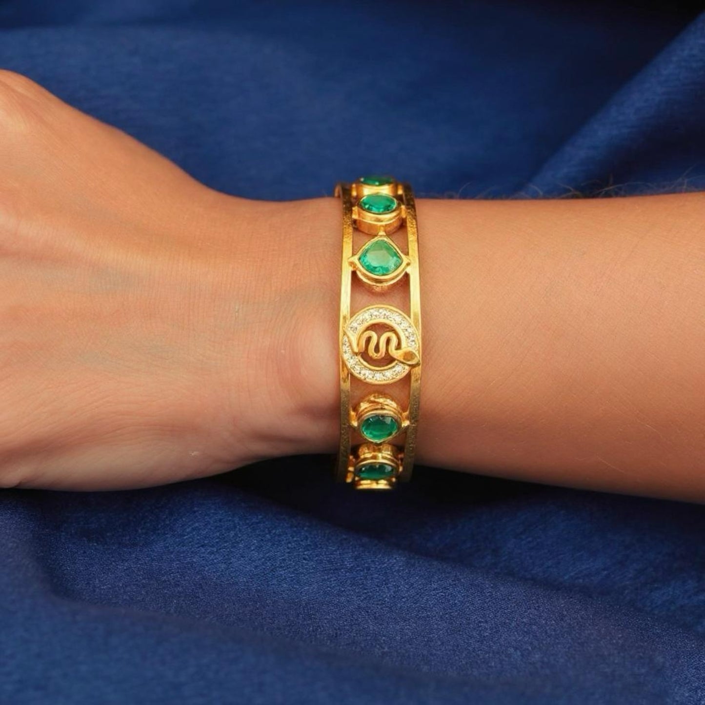 91909-KW-Western Steel Anti Tarnish Kada-Design 1