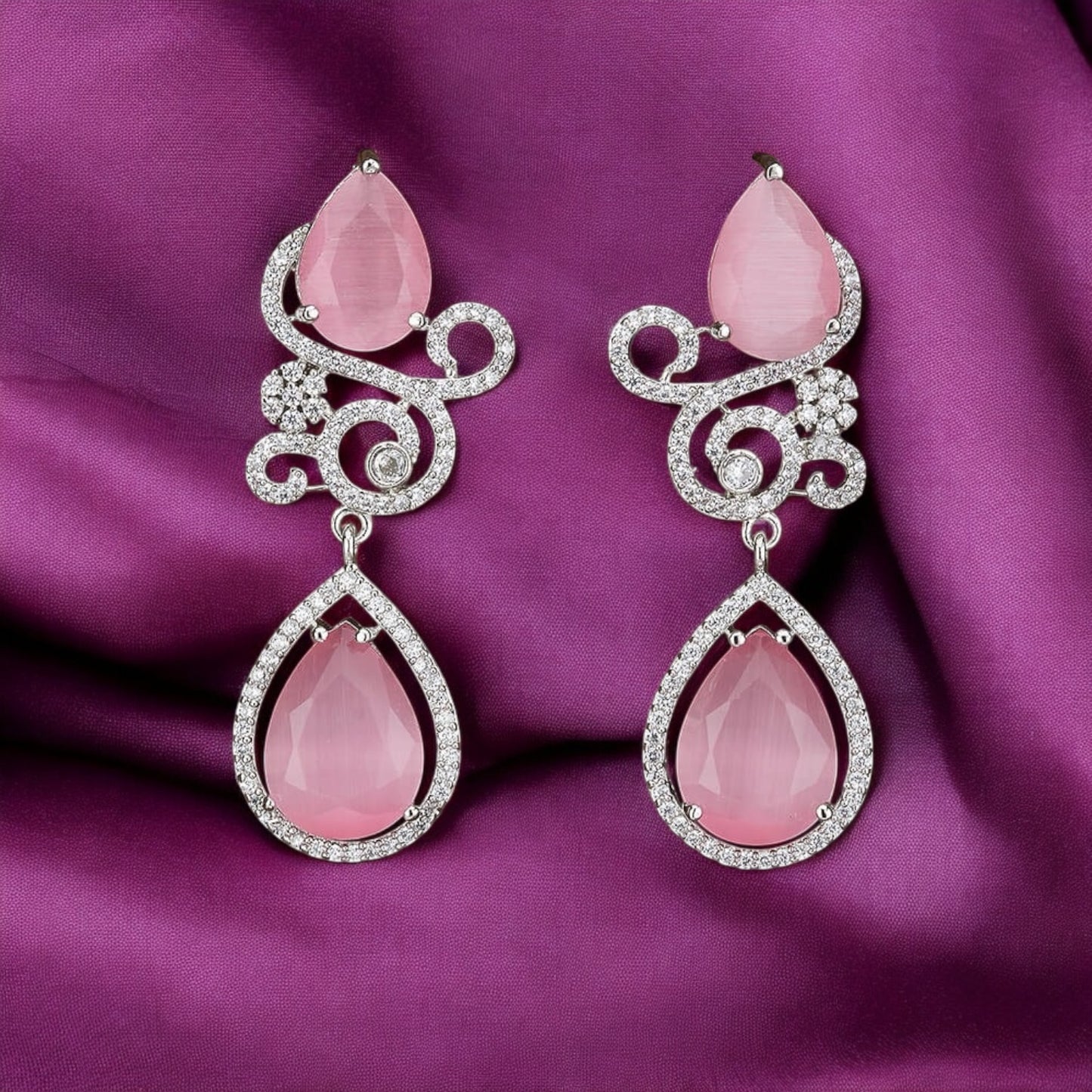 422643-P Earring With Gold/Rhodium Plating