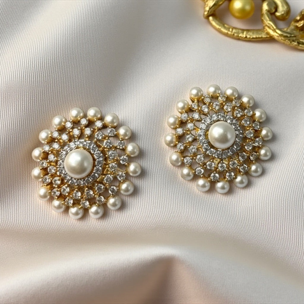 428448 Cz Classic Bali With Rhodium Plating-Silver