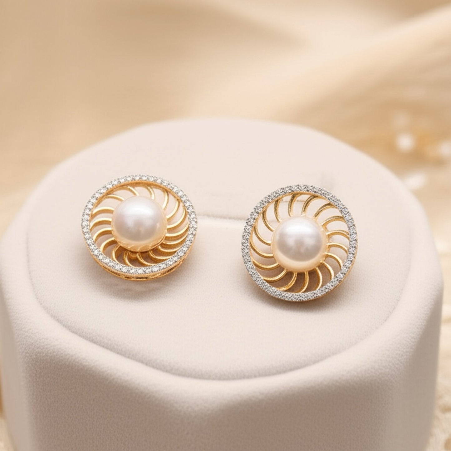 431740 Cz Classic Tops With 2 Tone Rhodium Plating