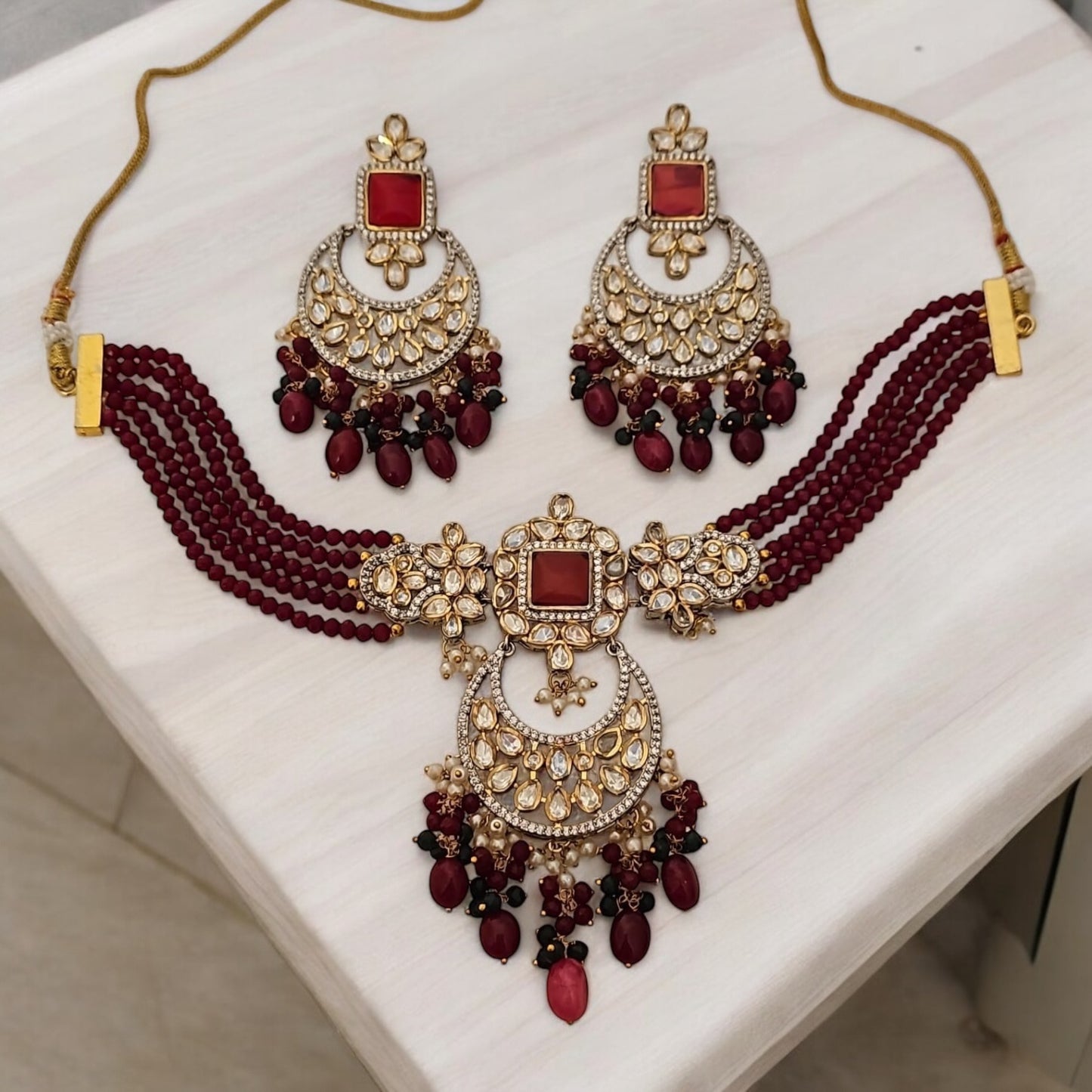 915009-NS Cz Delicate Necklace