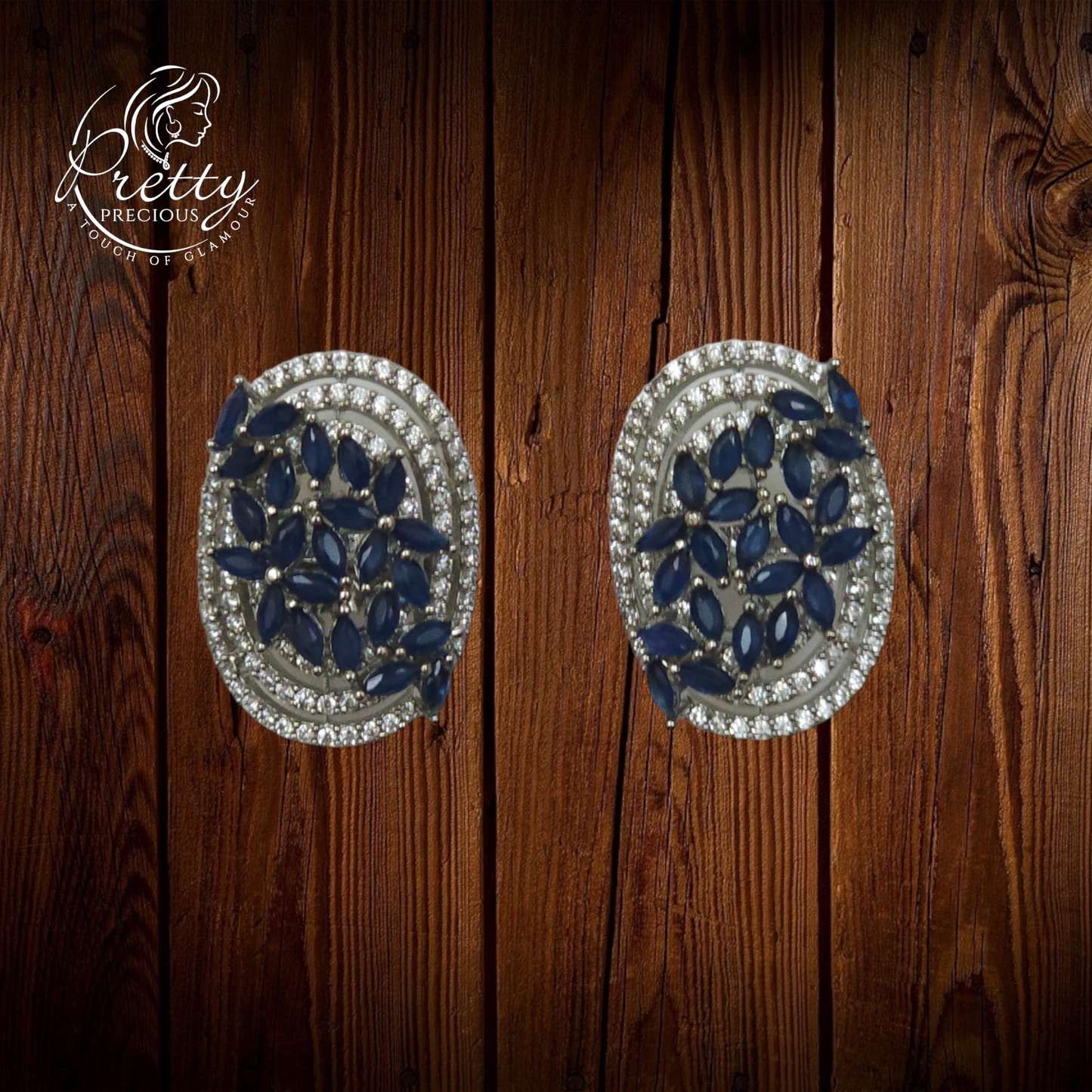 423354 American Diamond Classic Tops With Rhodium Plating