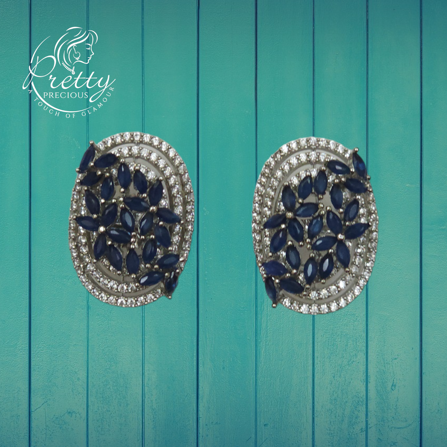 423354 American Diamond Classic Tops With Rhodium Plating