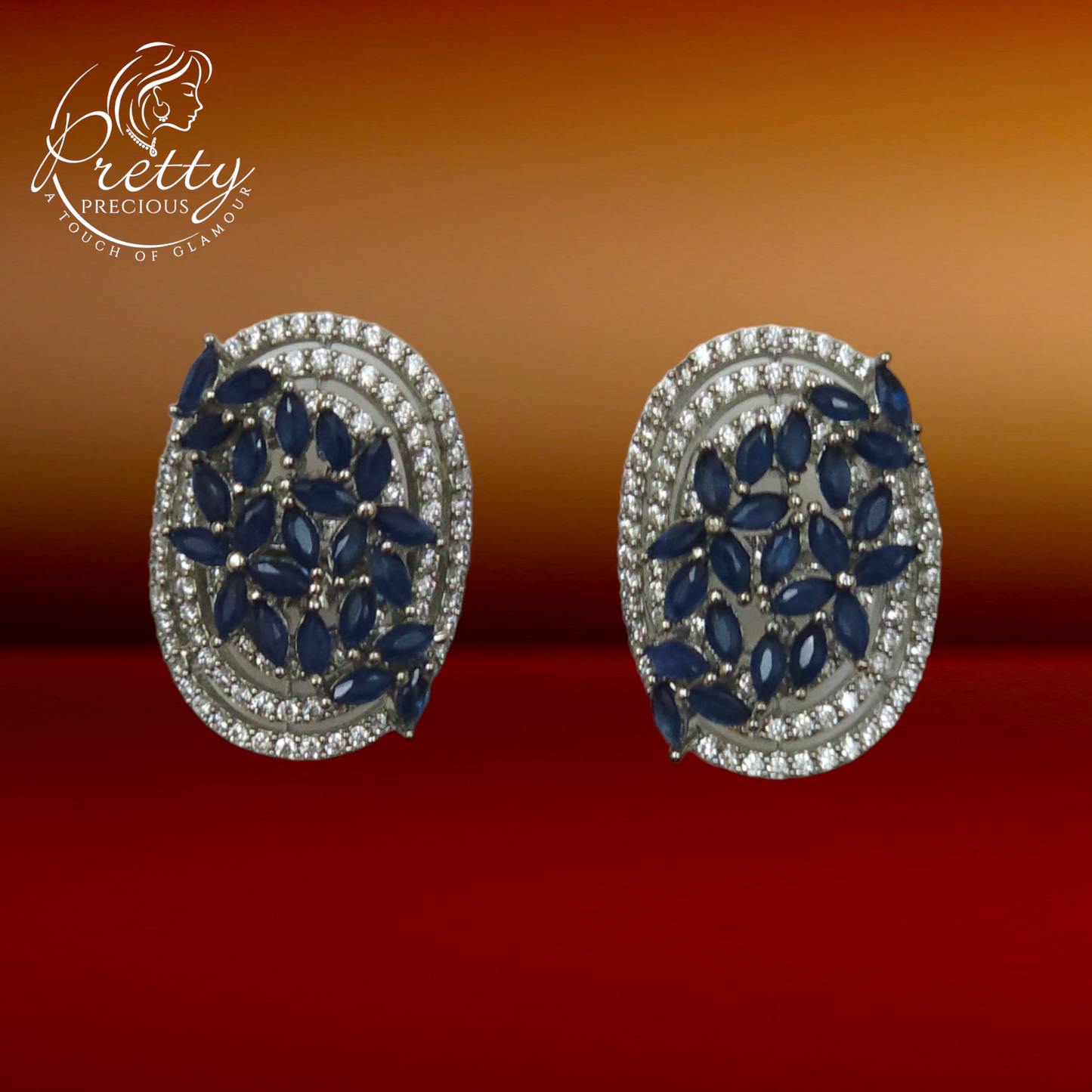 423354 American Diamond Classic Tops With Rhodium Plating