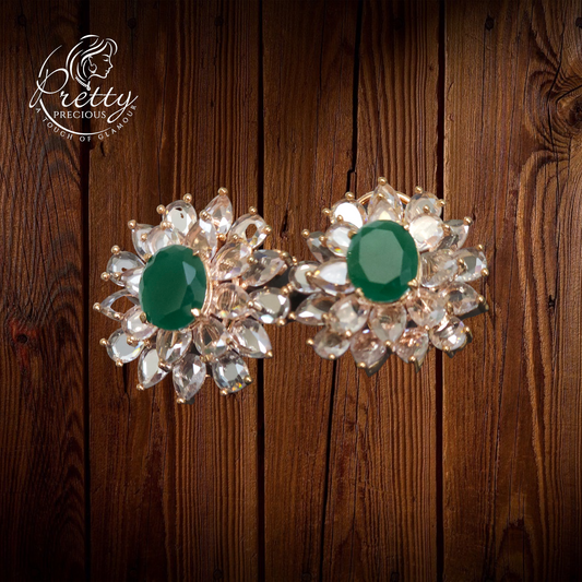 67429 CZ Tops With Rose Gold Plating