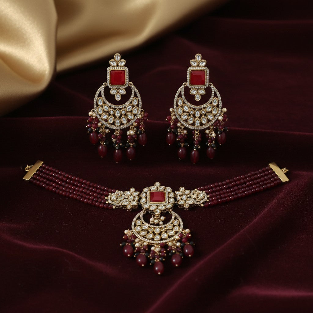 915009-NS Cz Delicate Necklace