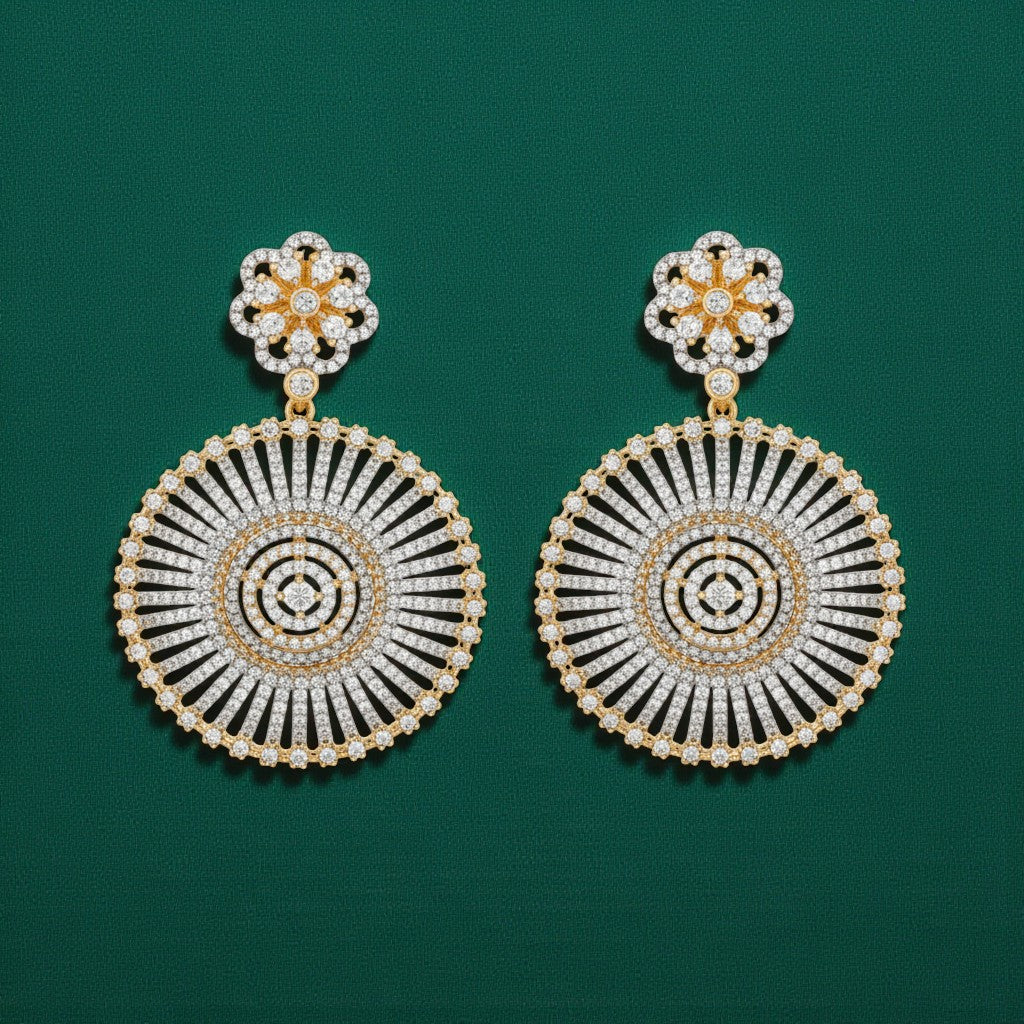 422509 American Diamond Classic Earring