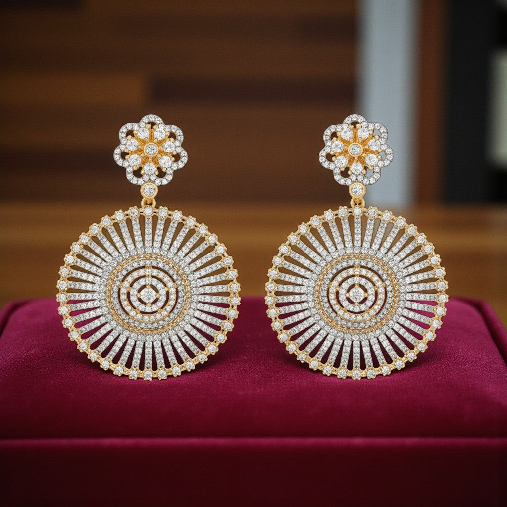 422509 American Diamond Classic Earring