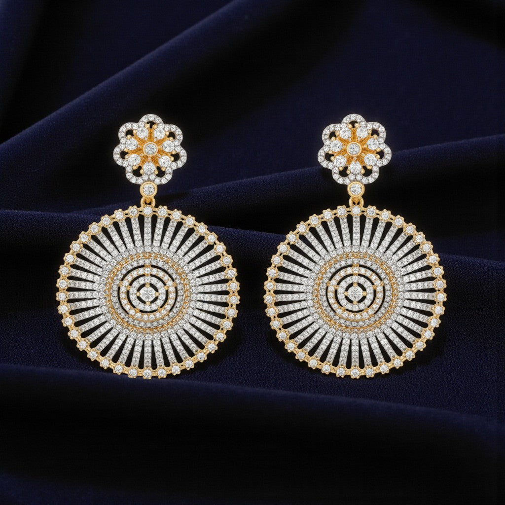 422509 American Diamond Classic Earring