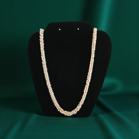 1042 Cubic Zirconia Mala Necklace-Moti